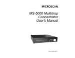 MS-5000 Multidrop Concentrator User`s Manual