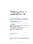Using the QuickTime VR Authoring Studio Tools