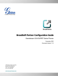 BroadSoft Partner Configuration Guide Grandstream GXV/GXP/BT