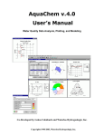 AquaChem v.4.0 User`s Manual - swstechnology.com archive