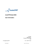 user manual - AutoCPR