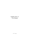 Kapelle Clefs User Manual - SFCM Musicianship and Music Theory