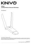 WID380 300 Mbps Wireless Enhanced USB Adapter User Manual