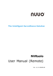 NVRsolo Remote User Manual