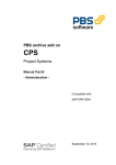 PBS archive add on CPS - Manual Part B