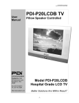 PDI-P20LCDB TV - PDi Communication Systems