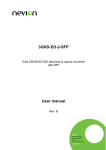 3GHD-EO-SFP user manual