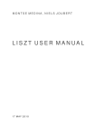 Liszt User Manual