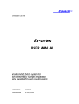 Ex-series USER MANUAL