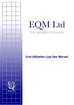 Line Utilization Log User Manual