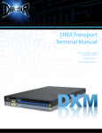DXM Transport Terminal Manual