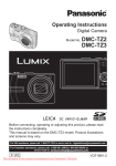 Panasonic Lumix DMC-TZ2 User Guide Manual pdf