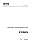 PProg User`s Manual