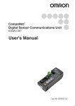 E3NW-CRT CompoNet Digital Sensor Communications