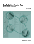 FaxTalk FaxCenter Pro 8 User Guide