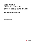 Xilinx UG967 Artix-7 FPGA AC701 Evaluation Kit Getting