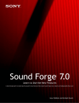Sound Forge 7.0 learn to use the new features i