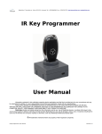 IR Key Programmer User Manual