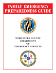 weather emergencies - Worcester County Health Department