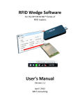 RFID Wedge Software User`s Manual