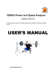 TENDO P&SA310 manual 112011