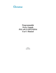Programmable Power Supply PXI /cPCI 52912/52914 User`s Manual