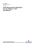 GOST Measurement Application (for the FloBoss™ 107) User Manual