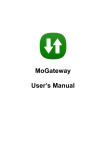 MoGateway User`s Manual