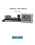 CueServer™ User`s Manual