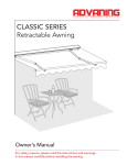 CLASSIC SERIES Retractable Awning