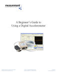 Beginner`s guide to using digital accelerometers