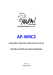 AP-WRC2 Wireless Remote Control Instructions