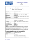 IEC 60950-1 Test report