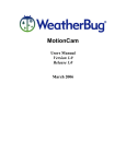 MotionCam - WeatherBug® Weather Station Software and