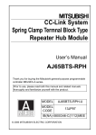 CC-Link System Spring Clamp Terminal Block Type Repeater Hub