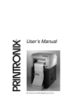 User`s Manual - ThePrinterPlace.com