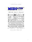 UM2-BB Manual - MIDIator Systems
