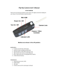 Flip-Key Camera User`s Manual