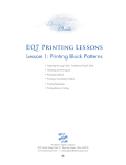 EQ7 Printing Lessons - The Electric Quilt Company