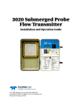 3020 Sub Probe Flow Transmitter User Manual