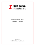 ServoWorks S-100T Operator`s Manual