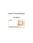 Gradience Handbook Manager User Manual