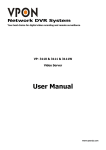 VP- 3110 & 3111 & 3111W Video Server User Manual