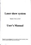 Laser show system User`s Manual