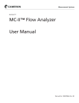 NUFLO MC-II Flow Analyzer User Manual