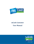 mCash Customer User Manual