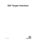 GDI Target Interface