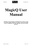 MagicQ User Manual - Hind Leys Theatre