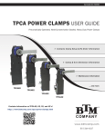 TPCA POWER CLAMPS USER GUIDE