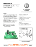 EVBUM2115 - NCV7703 Evaluation Board User`s Manual